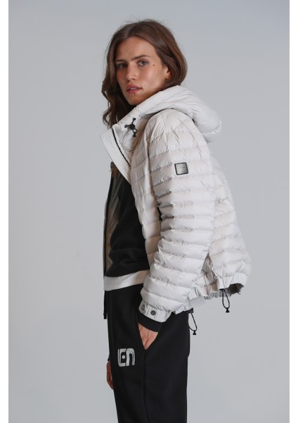 Elen Kaz Tüyü Kadın Mont Siyah indirimleri