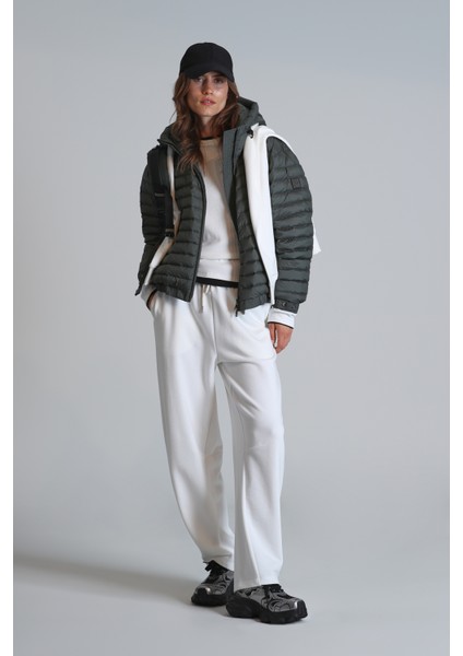 Elen Kaz Tüyü Kadın Mont Siyah fiyatları