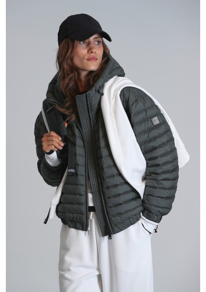 Elen Kaz Tüyü Kadın Mont Siyah indirimleri