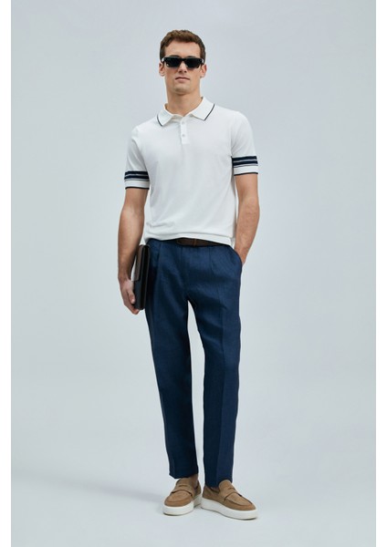 Alberto Smart Erkek Chino Pantolon Comfort Pileli Lacivert modelleri