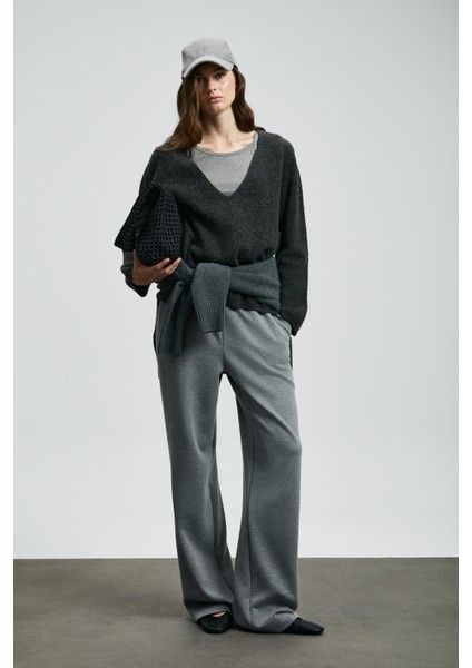 Lında Kadın Kazak Antrasit fiyatları