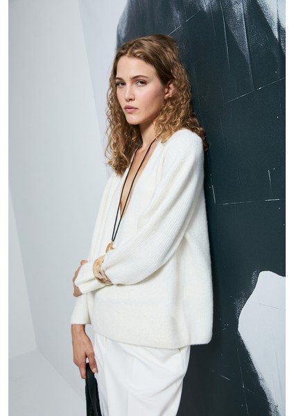 Lında Kadın Kazak Antrasit