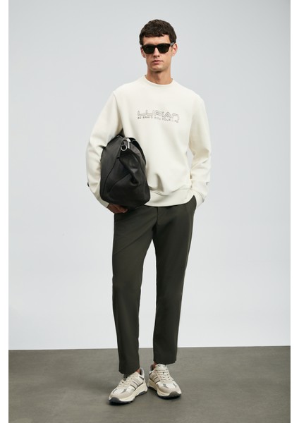 Luther Erkek Sweatshirt Siyah fırsatları