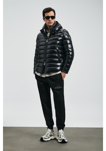 Gabrıel Kaz Tüyü Erkek Mont Siyah