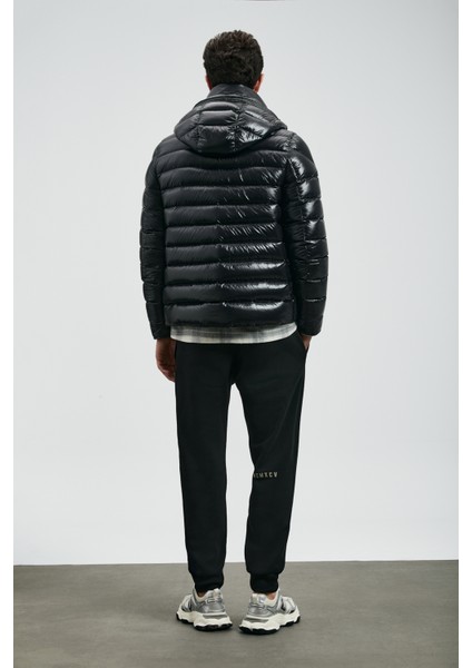 Gabrıel Kaz Tüyü Erkek Mont Siyah