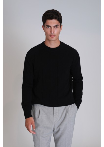 Lıght Erkek Kazak Siyah modelleri