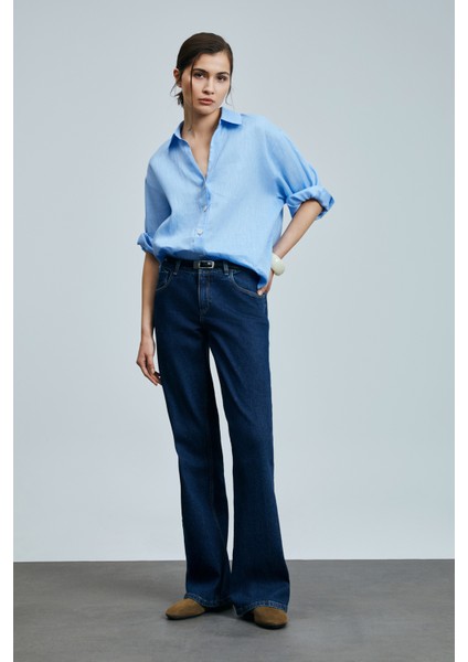 Juturna Kadın Keten Gömlek fırsatları