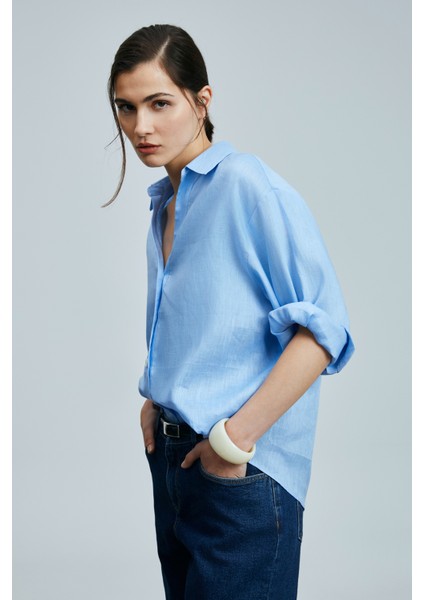 Juturna Kadın Keten Gömlek indirimleri