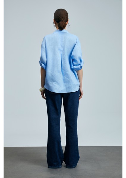 Juturna Kadın Keten Gömlek