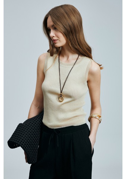 Emma Kadın Keten Karışımlı Kazak Siyah fırsatları