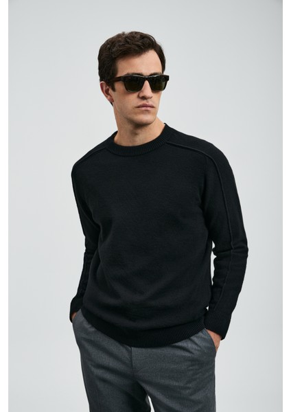 Les Erkek Kazak Siyah