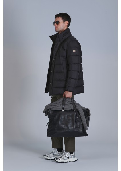 Rıld Kaz Tüyü Erkek Mont Siyah fiyatları