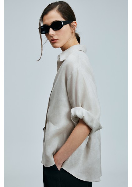 Juturna Kadın Keten Gömlek indirimleri