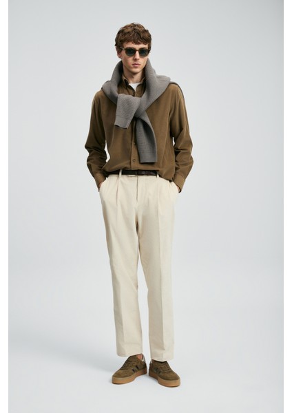 Drew Erkek Basic Gömlek Regular Fit Lacivert fiyatları