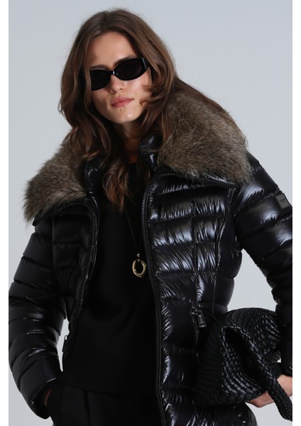 Image Kaz Tüyü Kadın Mont modelleri