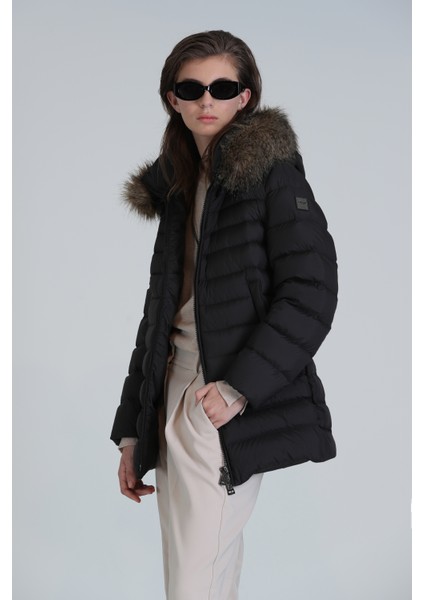 Elıt Kaz Tüyü Kadın Mont