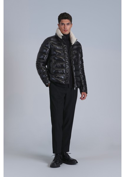 Mark Kaz Tüyü Erkek Mont Siyah fiyatları