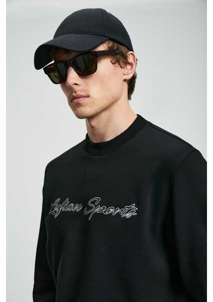 Loved Erkek Sweatshirt Siyah indirimleri