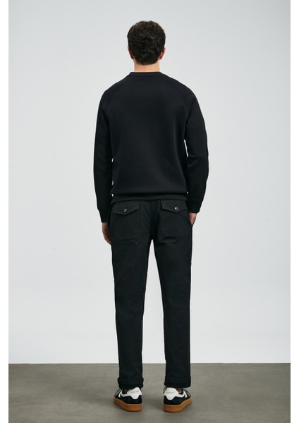 Cooper Erkek Sweatshirt Siyah