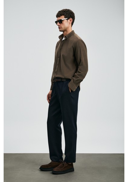 Drew Erkek Basic Gömlek Regular Fit Lacivert indirimleri