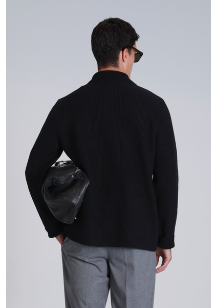 Shay Erkek Hırka Siyah