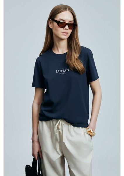 Amy Kadın Pamuklu T- Shırt