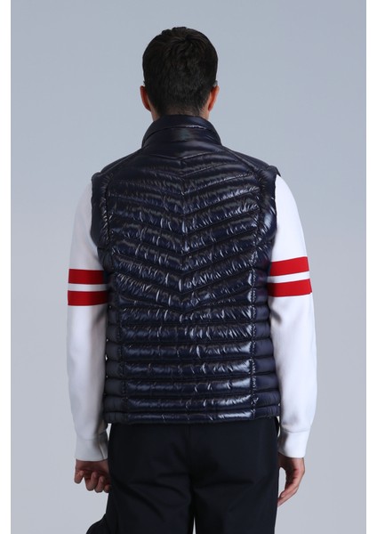 Axel Kaz Tüyü Erkek Yelek Siyah