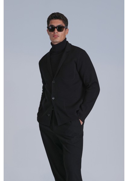 Leader Erkek Hırka Siyah