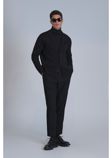 Leader Erkek Hırka Siyah fırsatları