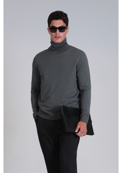 Soıl Erkek Kazak Siyah