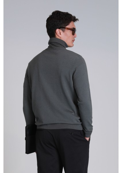 Soıl Erkek Kazak Siyah