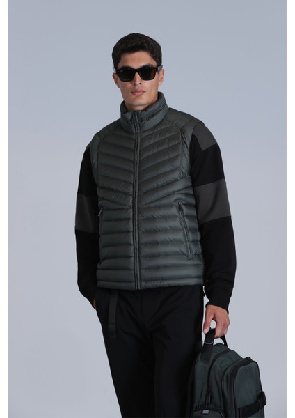 Axel Kaz Tüyü Erkek Yelek Siyah