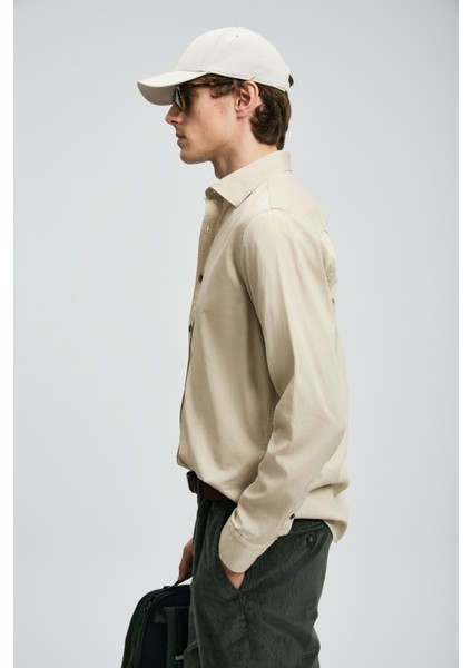 Ferla Erkek Basic Gömlek Regular Fit Lacivert modelleri