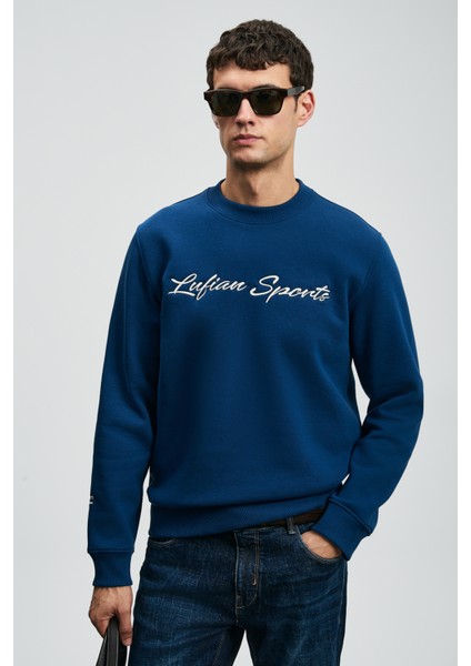 Loved Erkek Sweatshirt Koyu Mavi modelleri