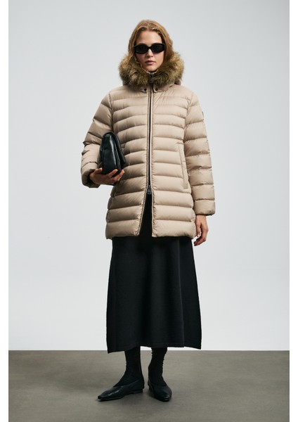 Elıt Kaz Tüyü Kadın Mont modelleri
