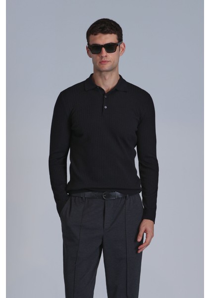 Aden Erkek Kazak Siyah