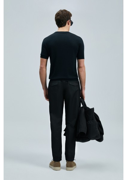 Spear Erkek Pamuklu Kazak Siyah