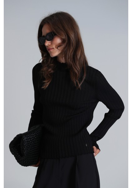 Pamela Kadın Kazak Siyah modelleri