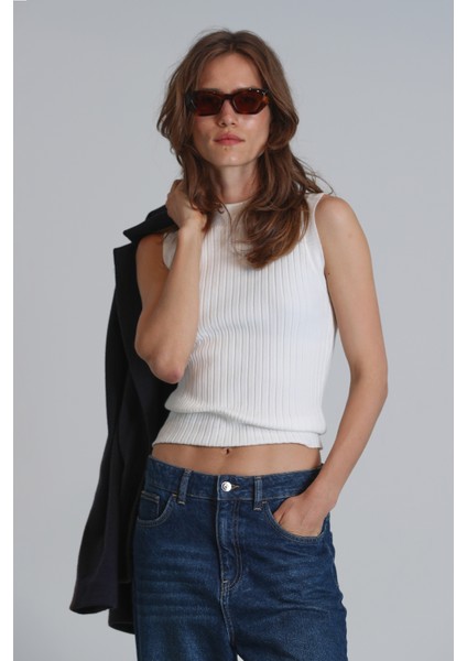 Dına Kadın Kazak Ekru modelleri