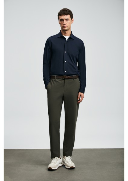 Carl Erkek Basic Gömlek Regular Fit Siyah