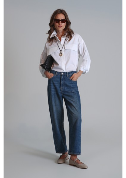 Duncan Kadın Gömlek Regular Fit Beyaz fiyatları