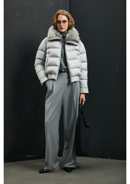 Daısy Kaz Tüyü Kadın Mont Siyah fiyatları