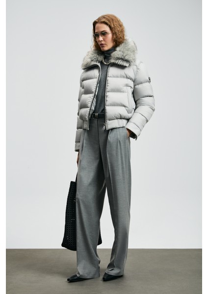 Daısy Kaz Tüyü Kadın Mont Siyah fırsatları