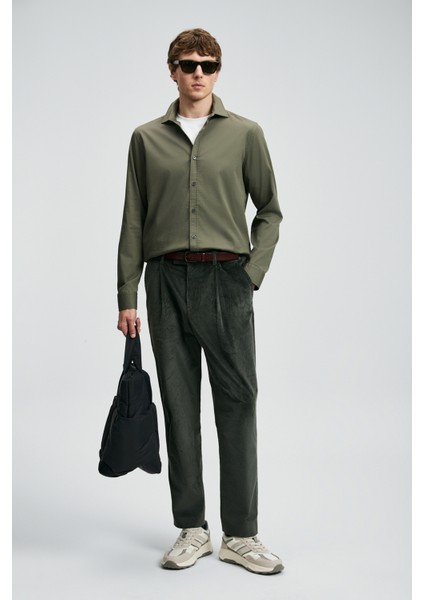 Ferla Erkek Basic Gömlek Regular Fit Lacivert fırsatları