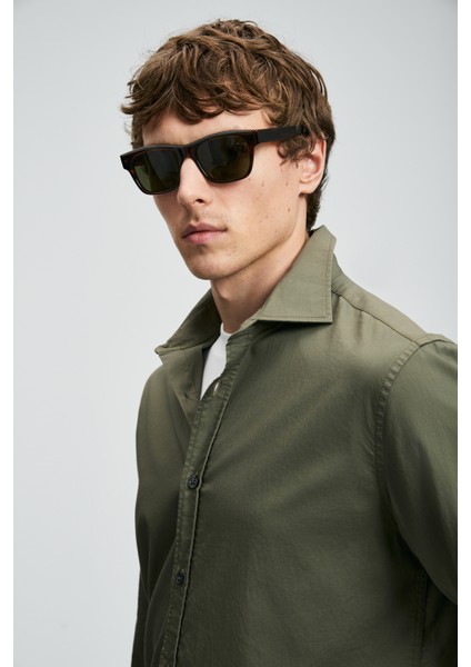 Ferla Erkek Basic Gömlek Regular Fit Lacivert indirimleri