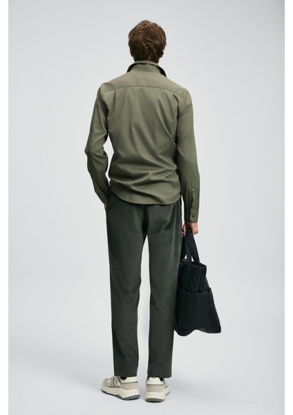 Ferla Erkek Basic Gömlek Regular Fit Lacivert