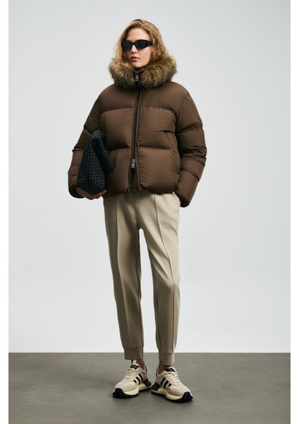 Sunshıne Kaz Tüyü Kadın Mont Siyah modelleri