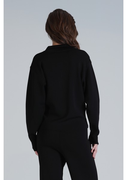 Conventry Kadın Kazak Siyah