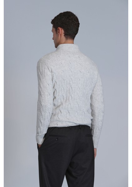 Rıcco Erkek Kazak Açık Gri