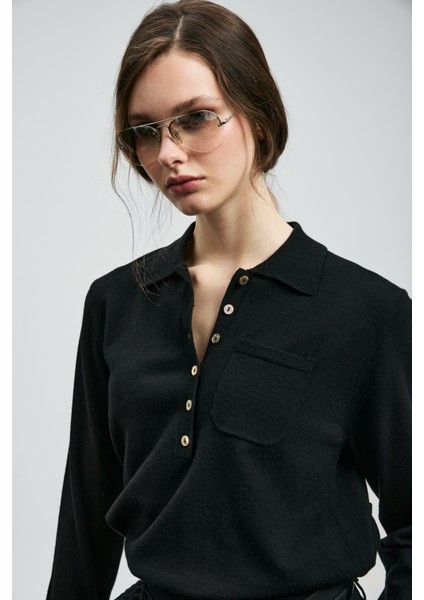 Laura Kadın Kazak Siyah modelleri